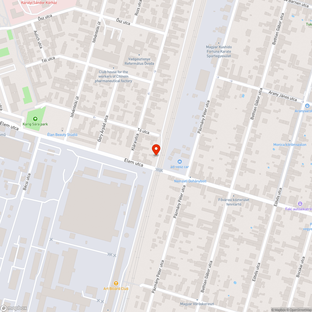 A vasúti sín mellett szemét bejelentés helye