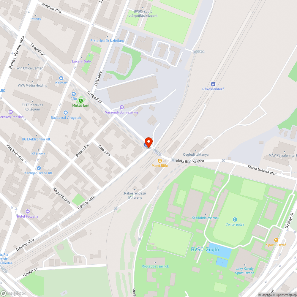 Megdöntött tábla bejelentés helye