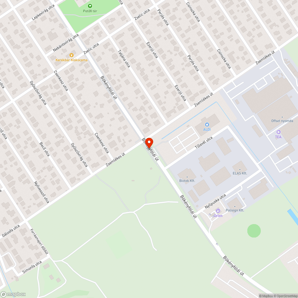 Aszfalt vagy beton hiányzik bejelentés helye