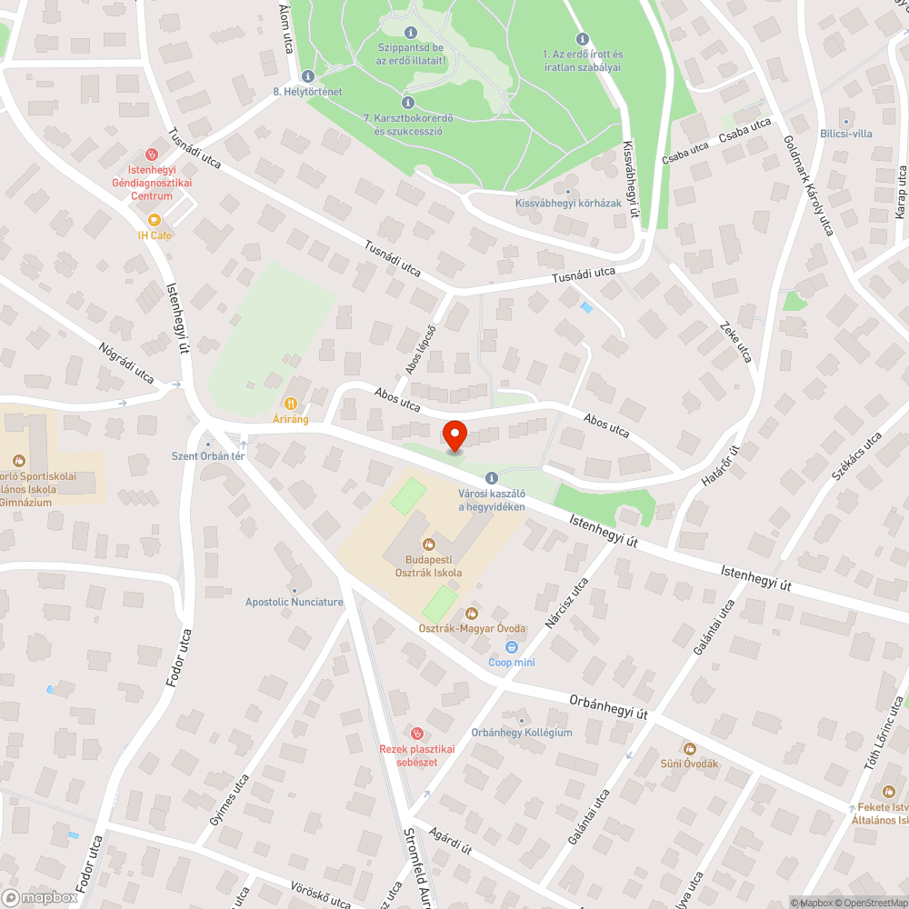 Úttestre belógó növények bejelentés helye