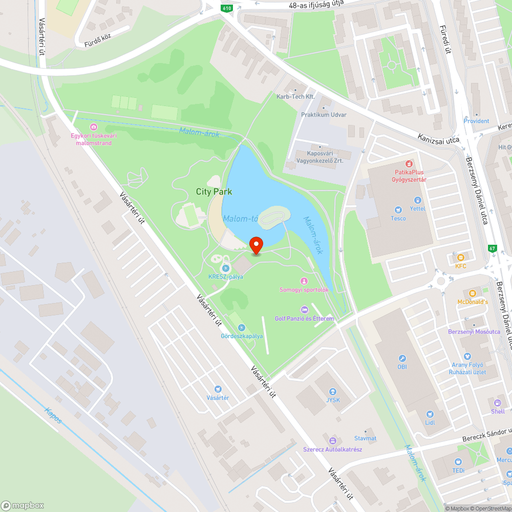 Futópálya világítás bejelentés helye