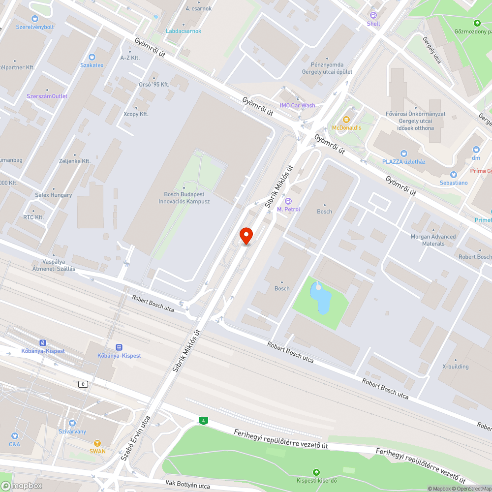 Szemét a Sibrik felüljárón bejelentés helye