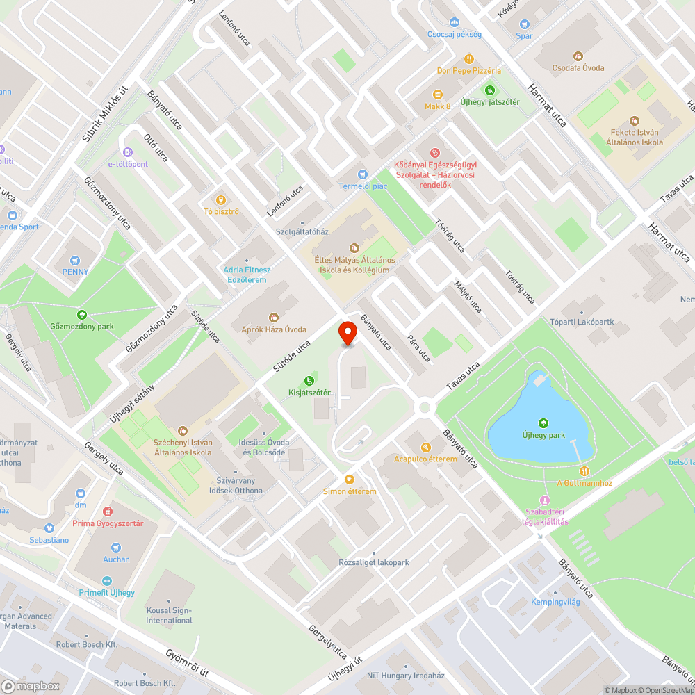 Süllyedő Főgáz és főgáz körüli útburkolat bejelentés helye