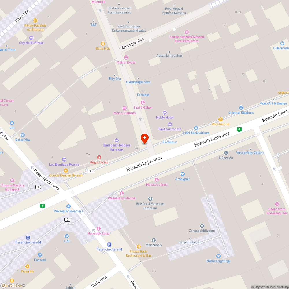 Rozsdás utcanévtábla bejelentés helye