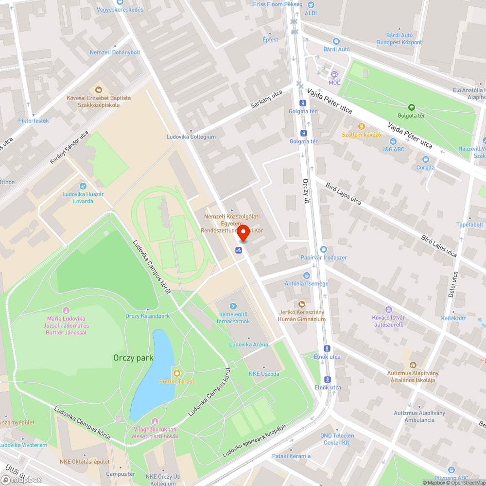 Balesetveszélyes aknafedél bejelentés helye