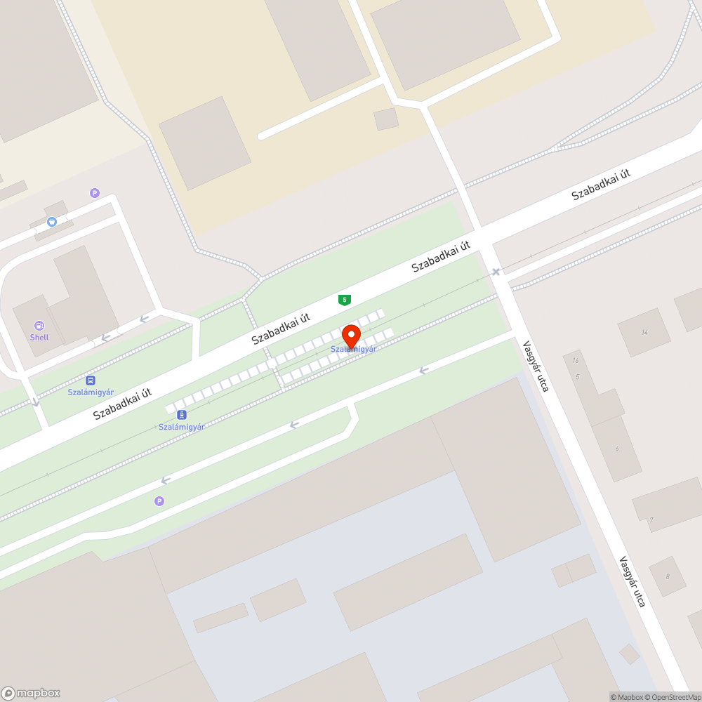 Üres fahely bejelentés helye