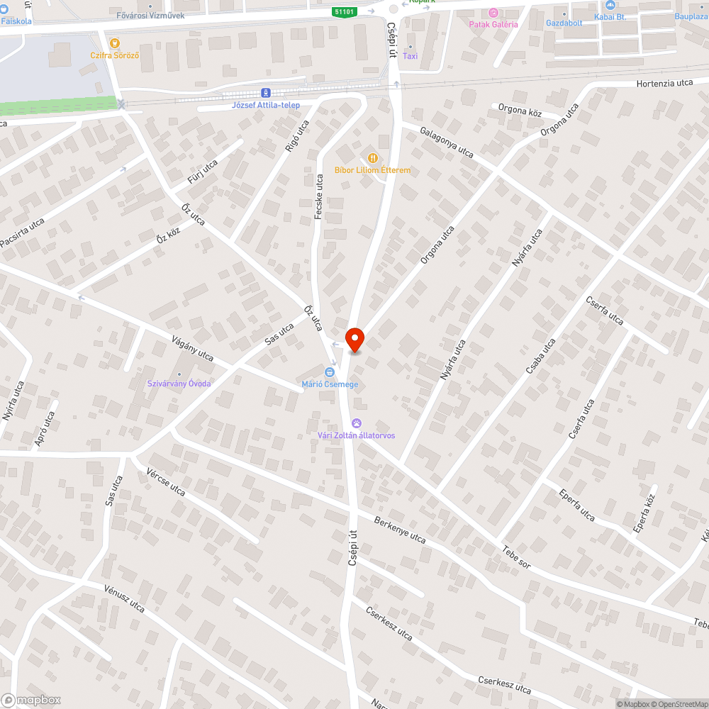 Beomlott árok bejelentés helye