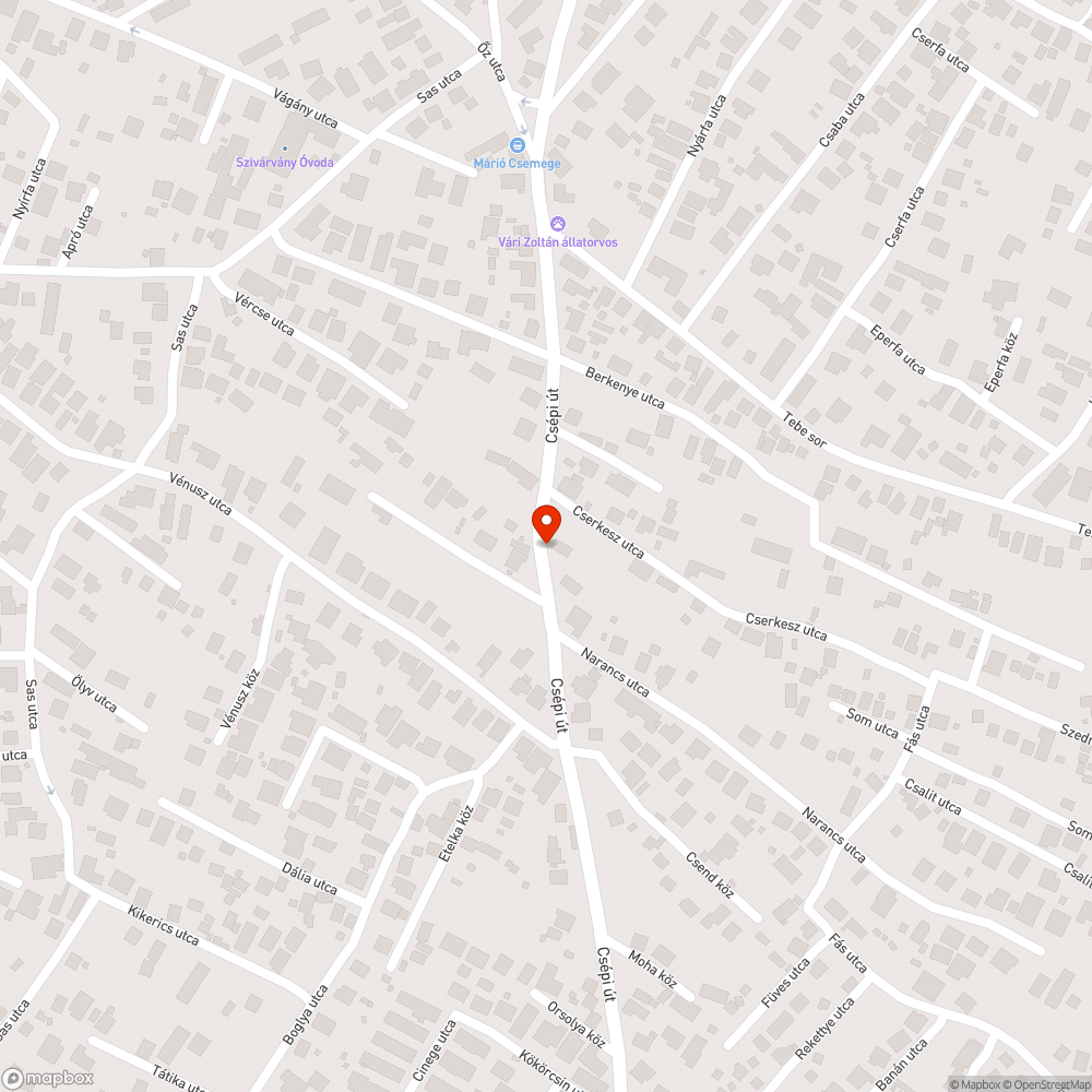 Nagy kátyú az út szélén bejelentés helye