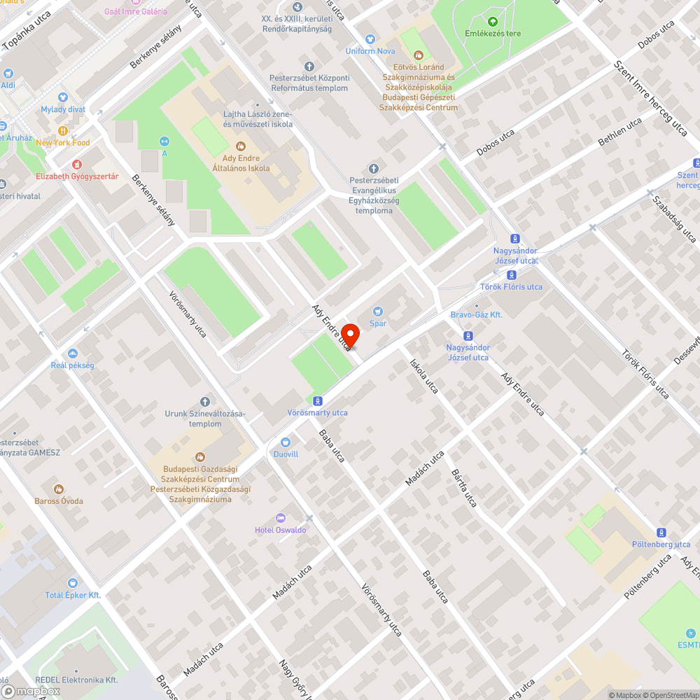 Elhagyott autók bejelentés helye