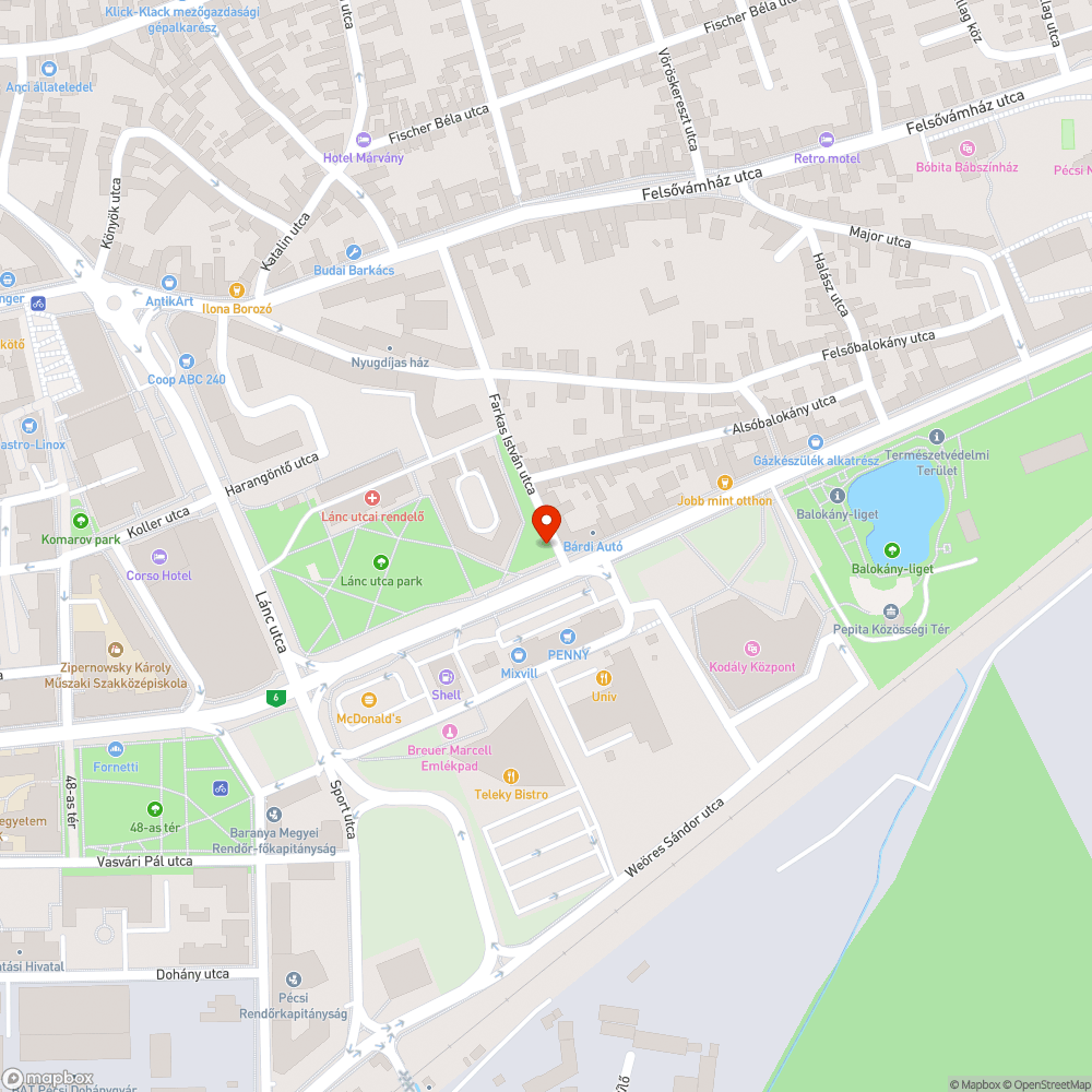 Hiányzó tábla bejelentés helye