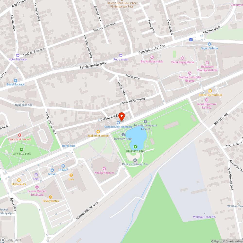 Megsüllyedt fedlap bejelentés helye