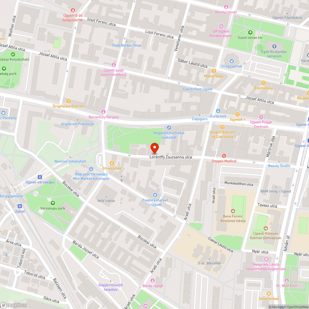 Kátyú az úttesten bejelentés helye