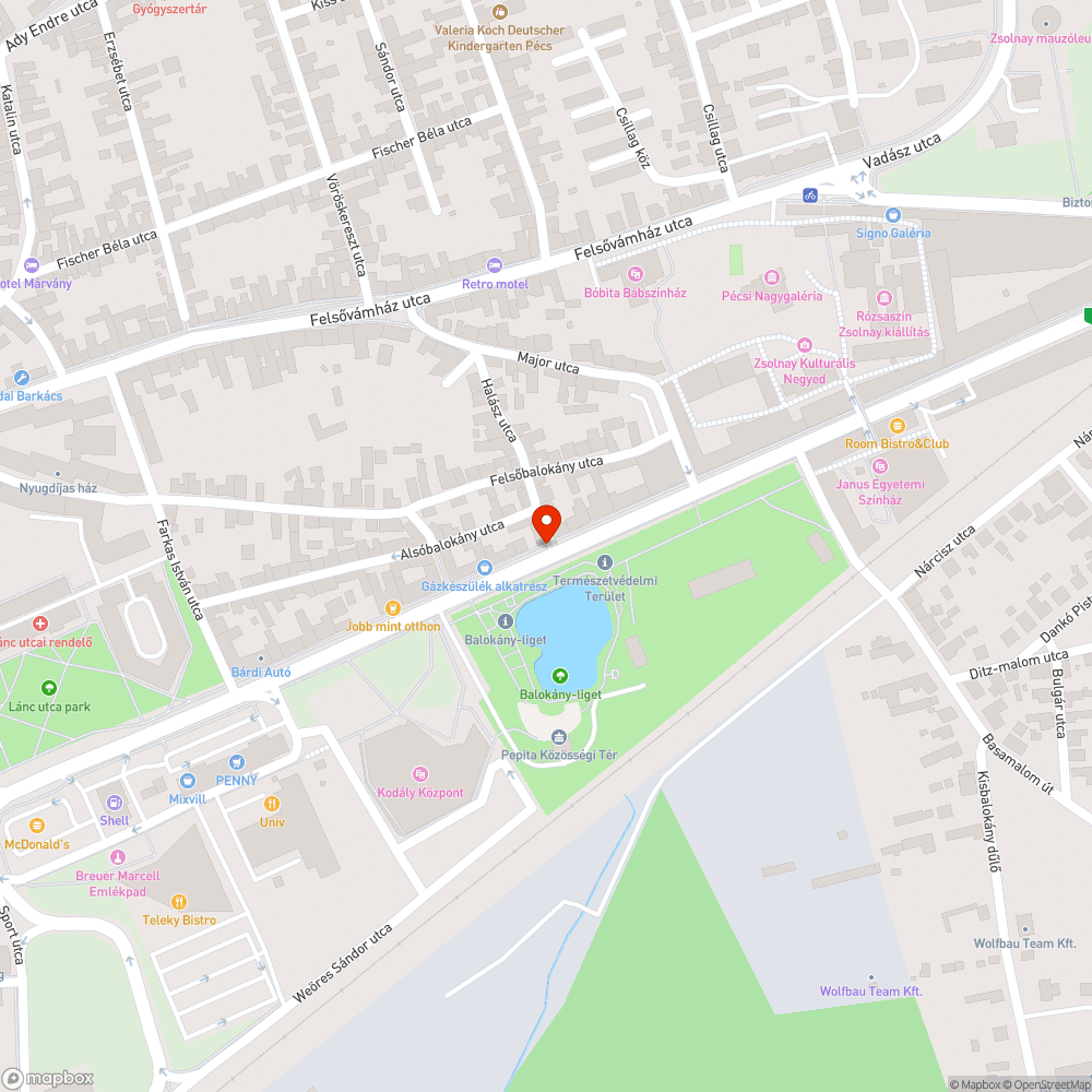 Billegő fedlap bejelentés helye