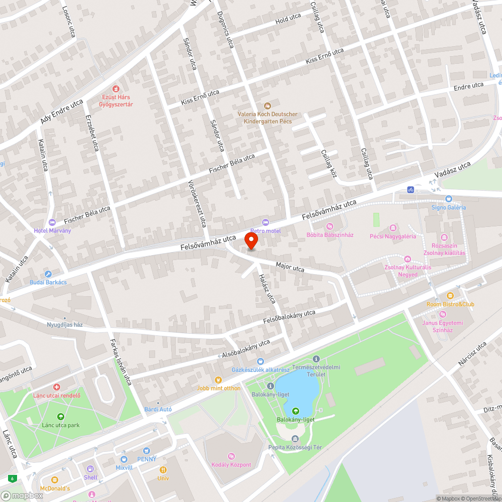 Megsüllyedt fedlap bejelentés helye