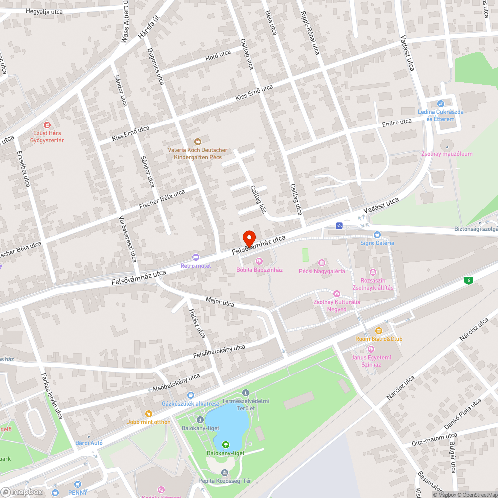 Megsüllyedt fedlap bejelentés helye