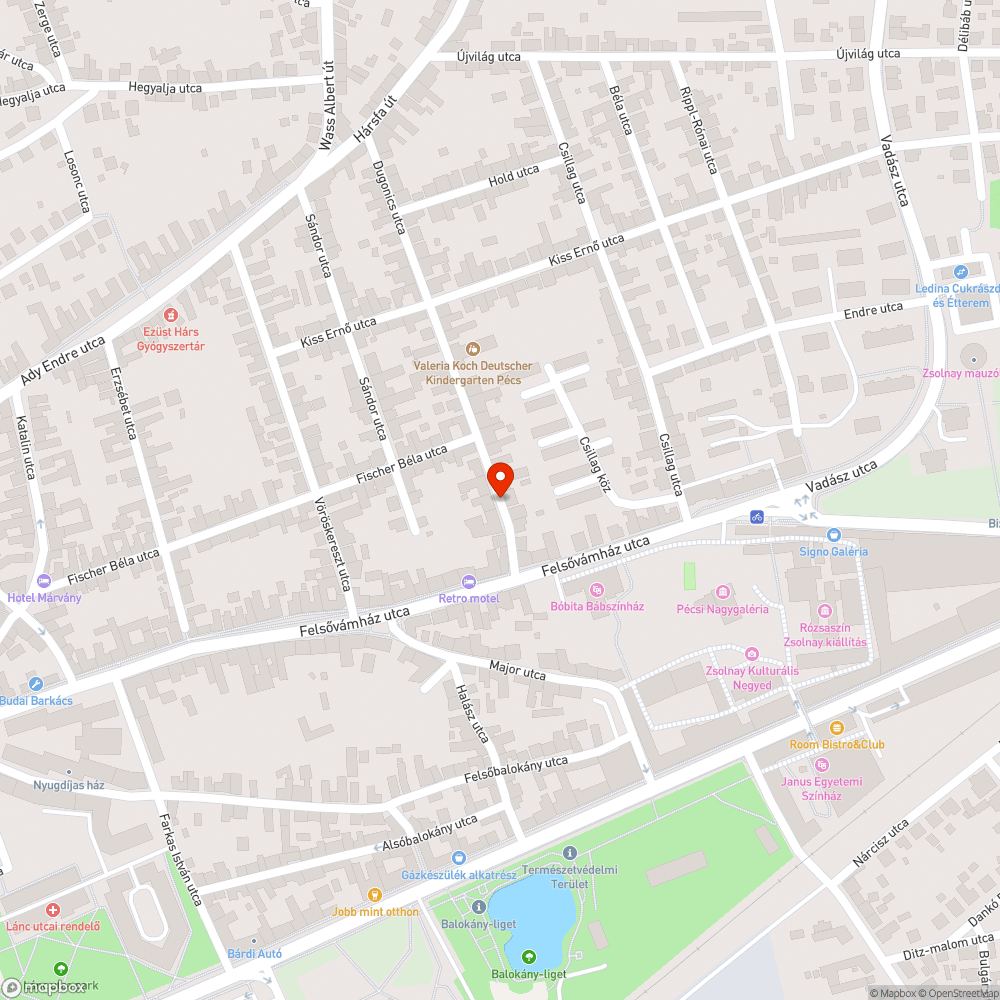 Sérült lámpa bejelentés helye