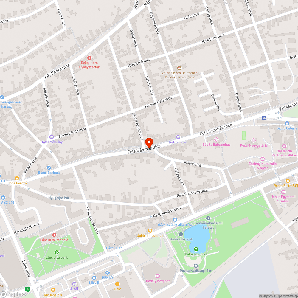 Graffitis trafóház bejelentés helye