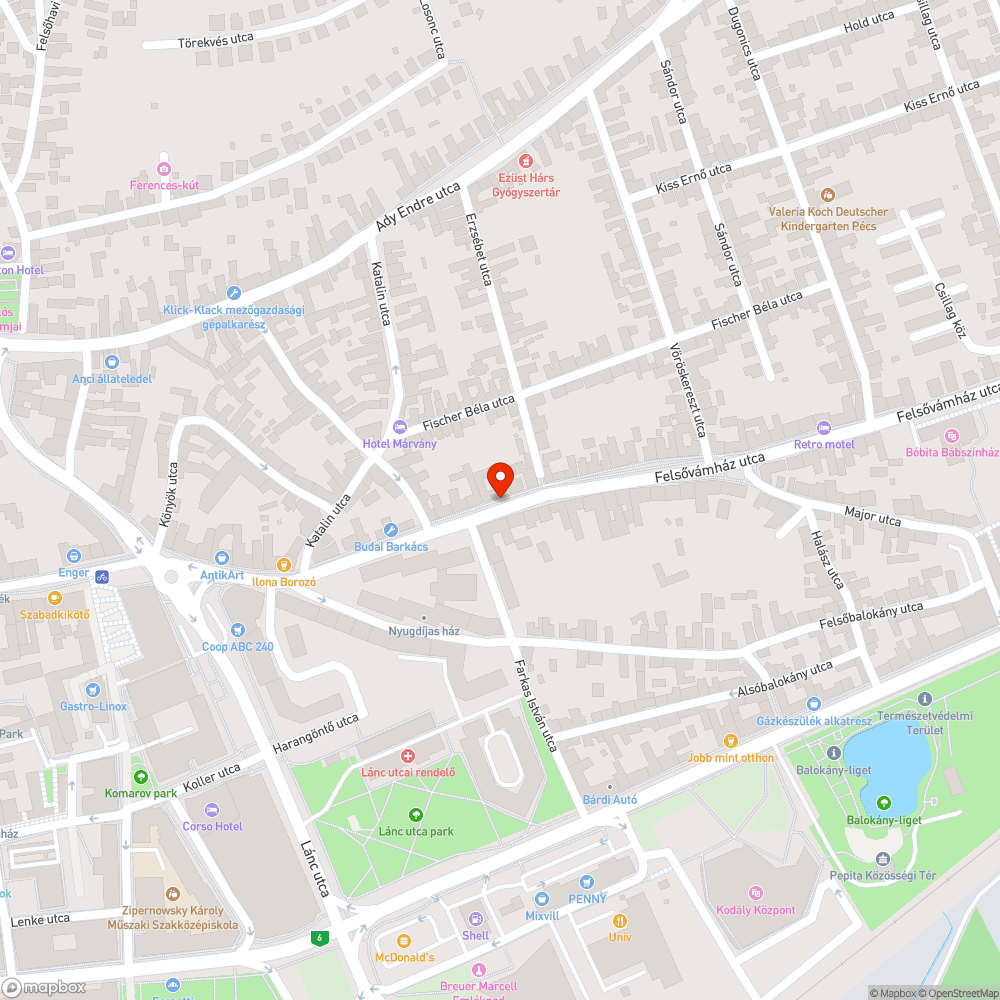 Megsüllyedt víznyelő bejelentés helye