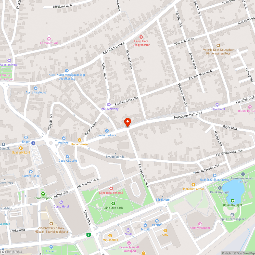 Megsüllyedt fedlap bejelentés helye