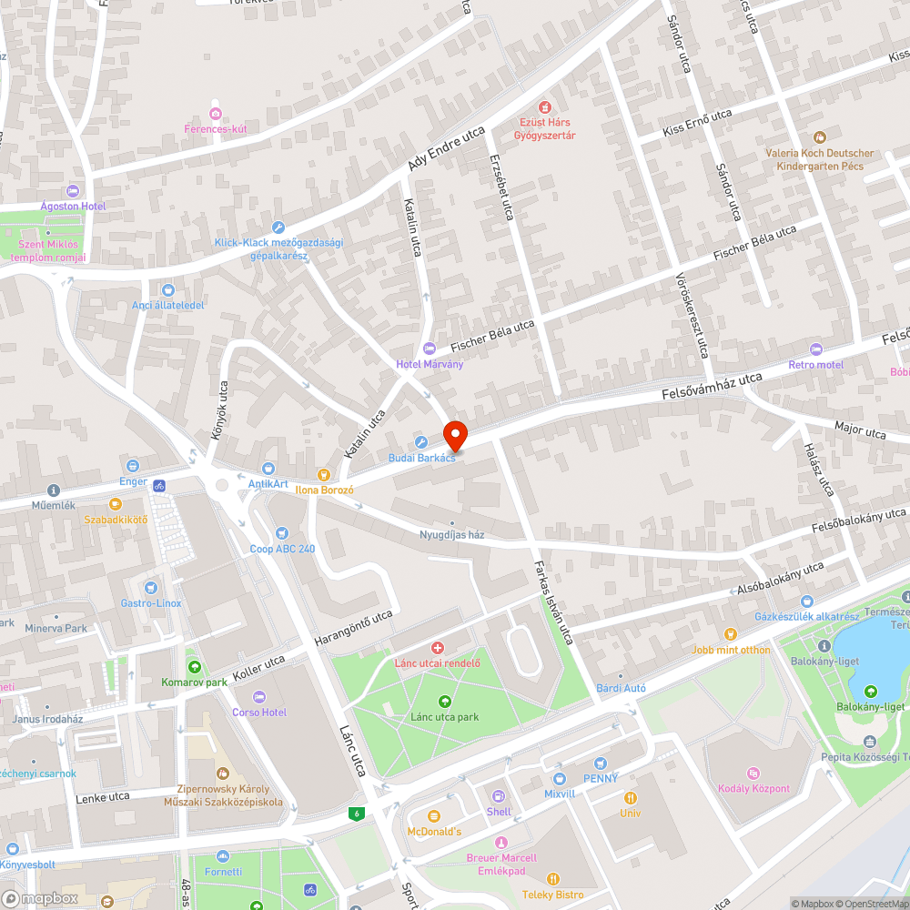 Graffitis trafóház bejelentés helye