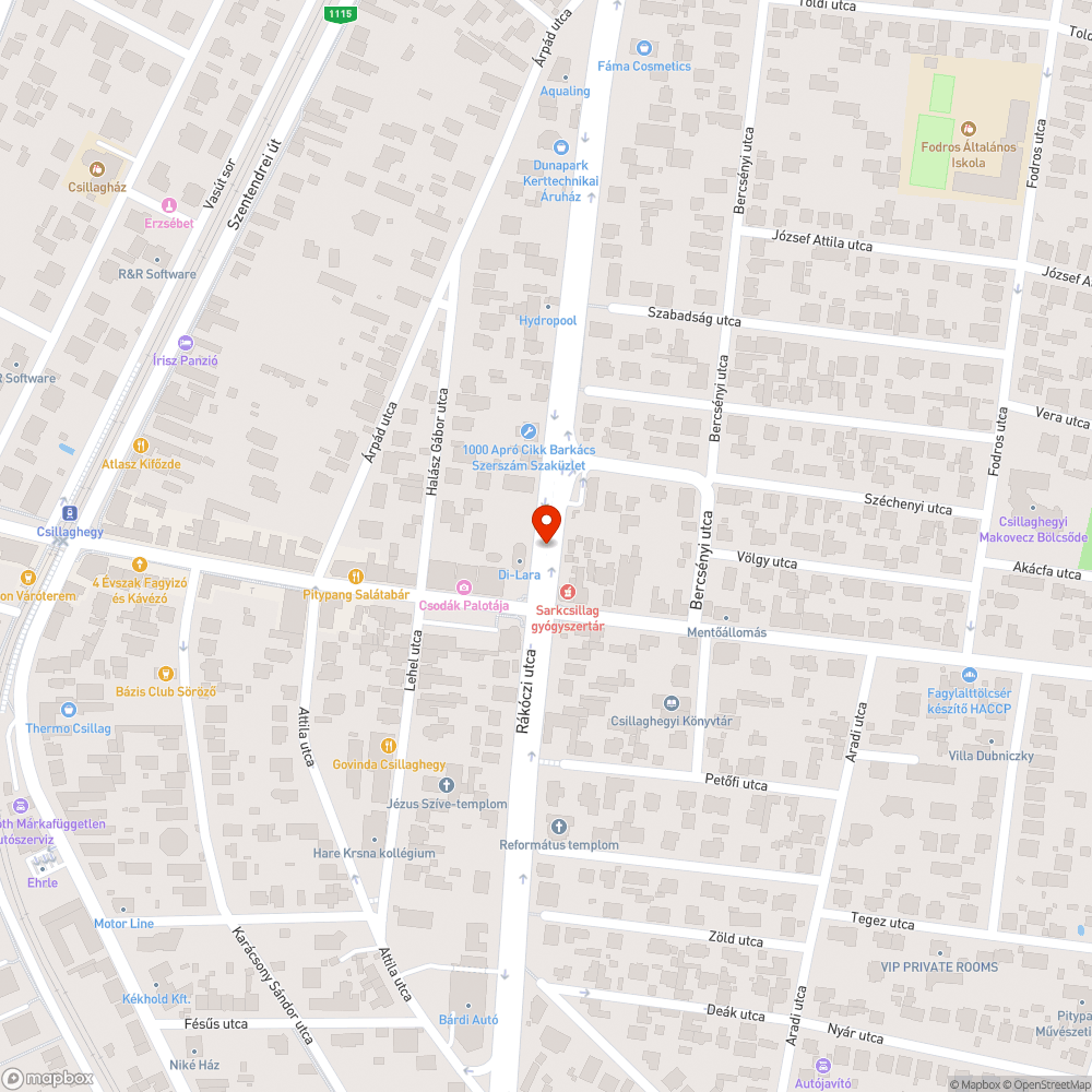 Rendkívül sok törmelék bejelentés helye