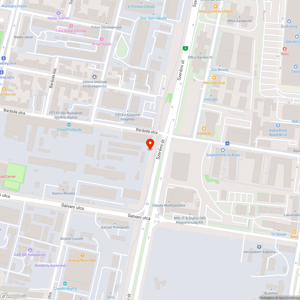 Szemét bejelentés helye