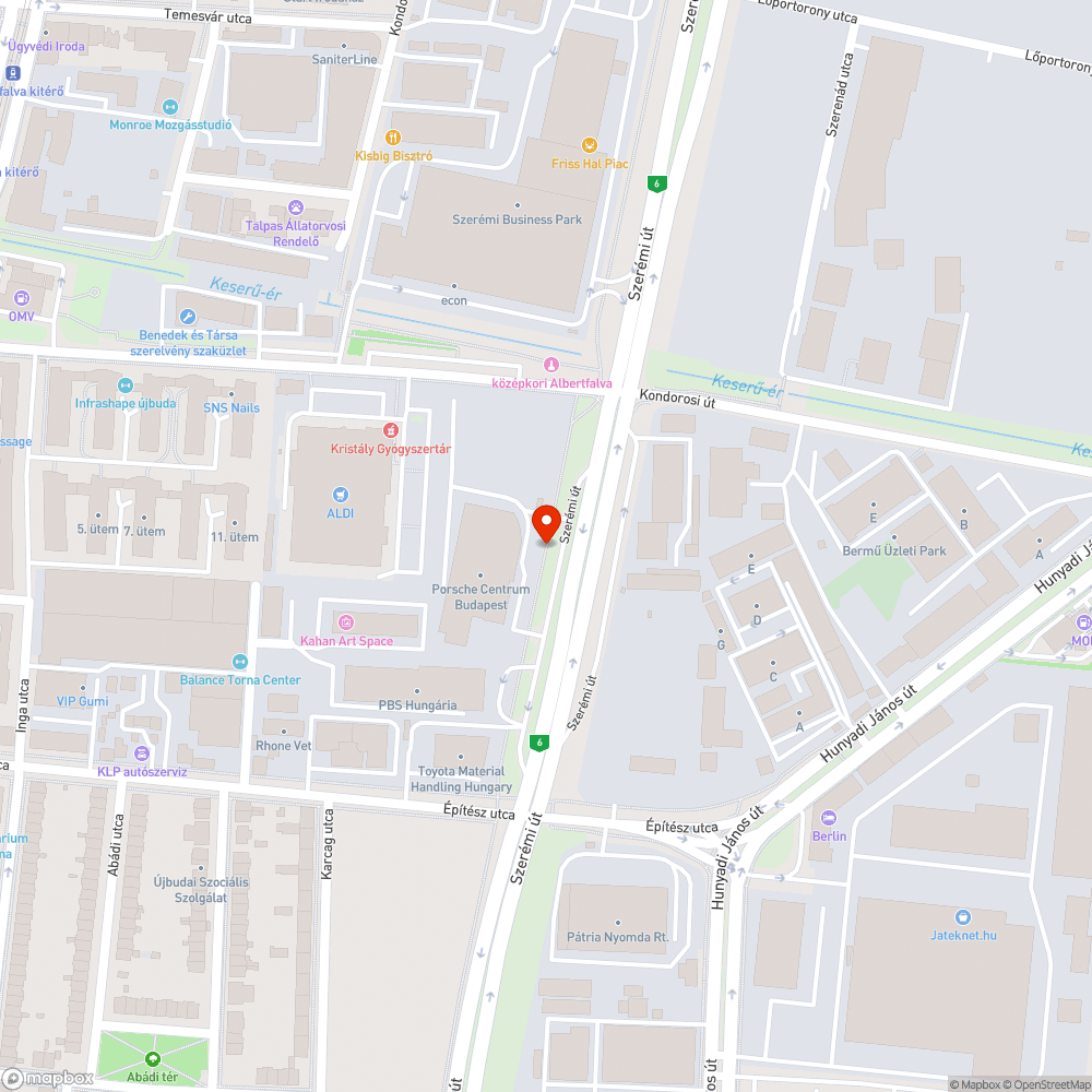 Púpok bejelentés helye