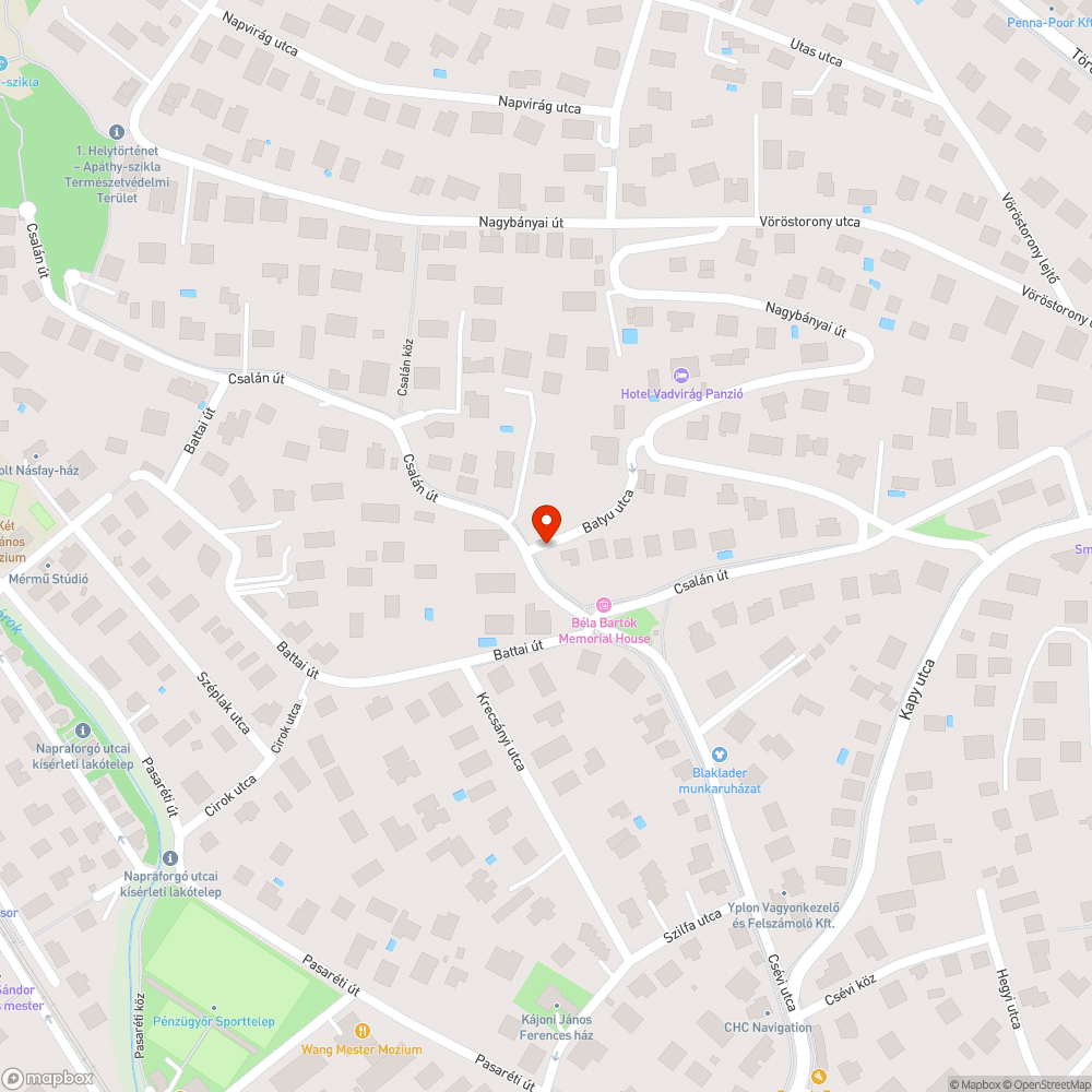 Leszakadt távközlési vezeték bejelentés helye