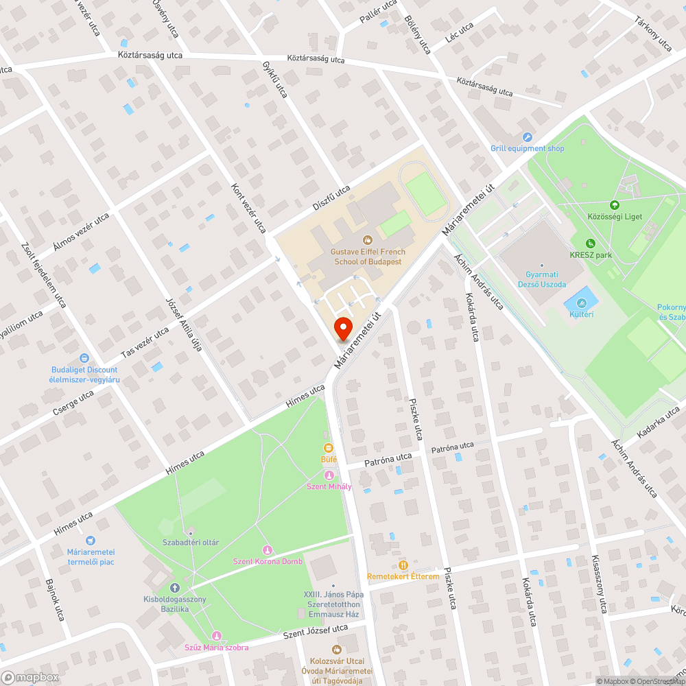 A fűre hordtak köveket bejelentés helye