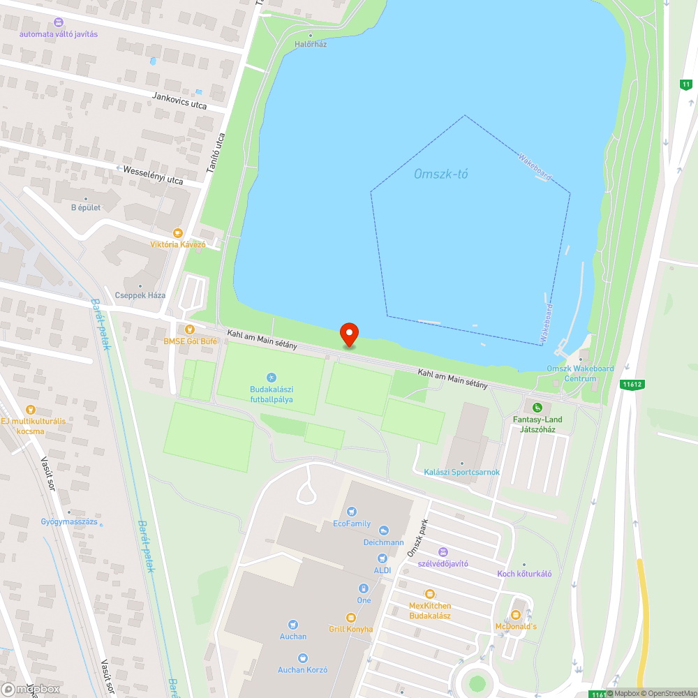 Kiégett lámpa bejelentés helye