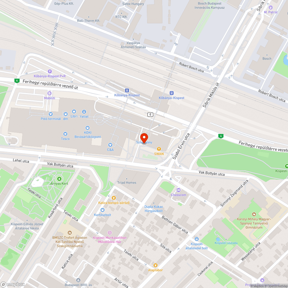 Lezárt feljáró 3. bejelentés helye