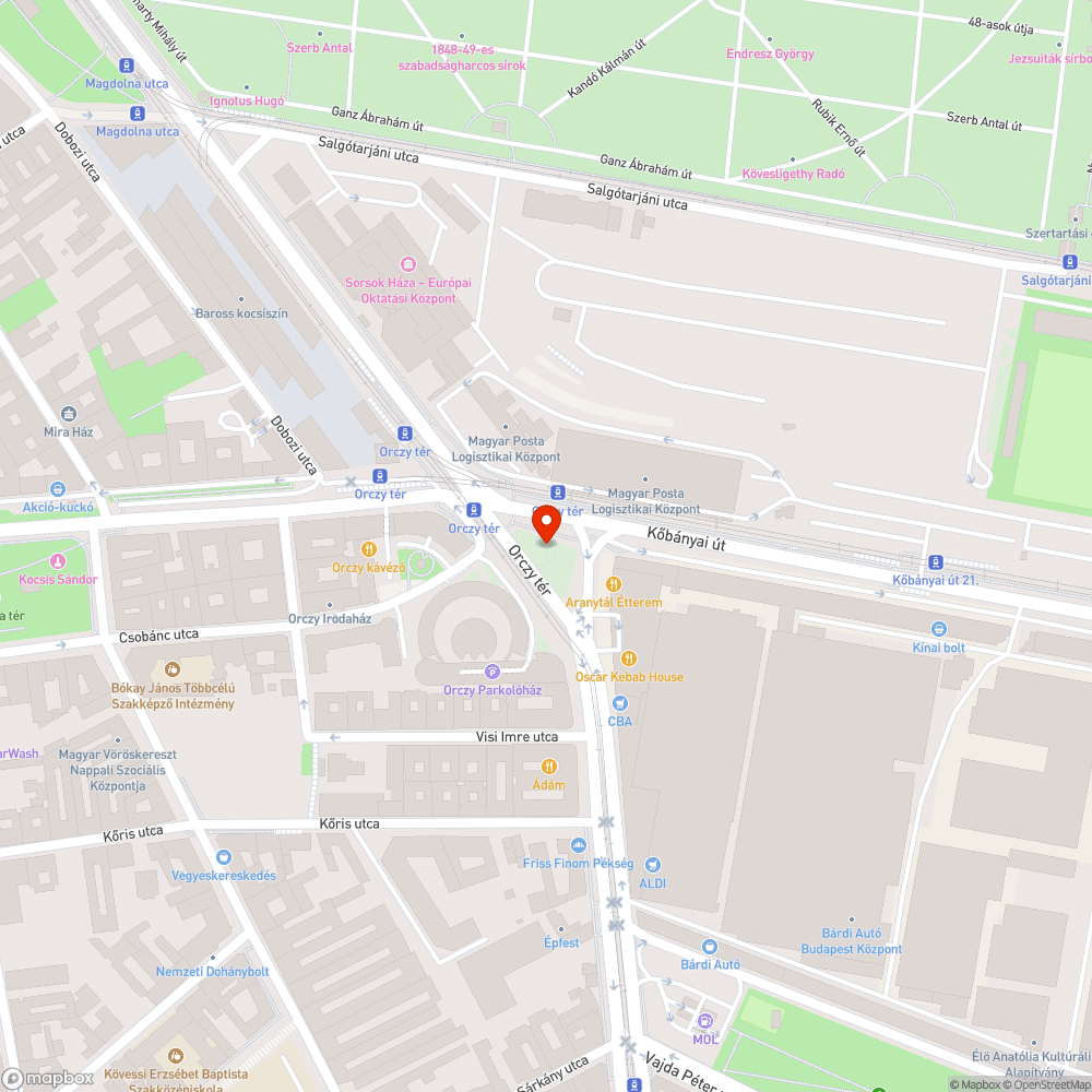 Szemetes park bejelentés helye