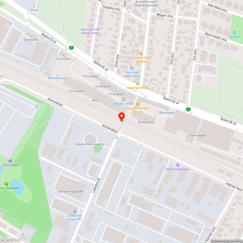 Hiányzó pollerek bejelentés helye