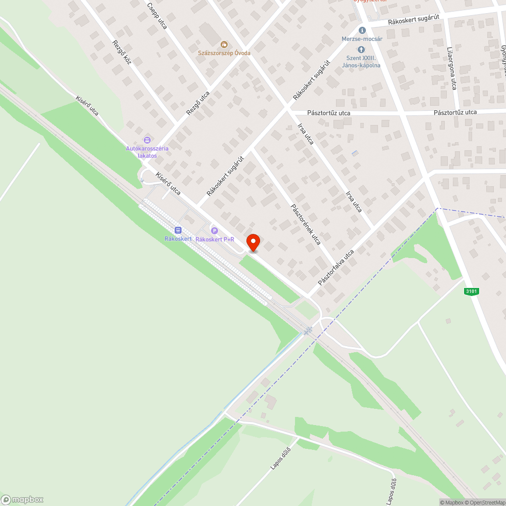 Szemét a parkoló körül bejelentés helye