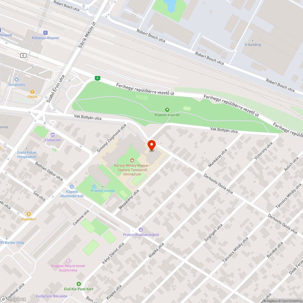 Tönkrement Telekomos szekrény bejelentés helye