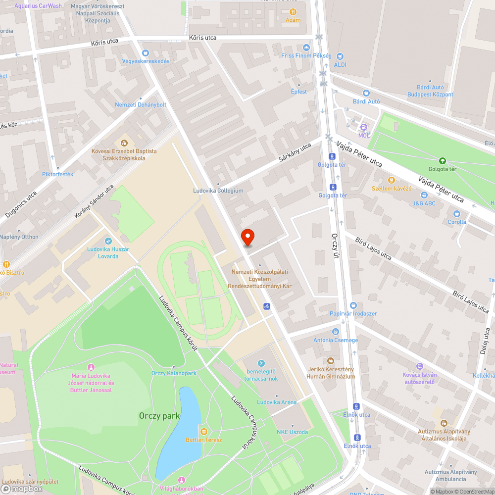 Közlekedésre nem alkalmas bejelentés helye