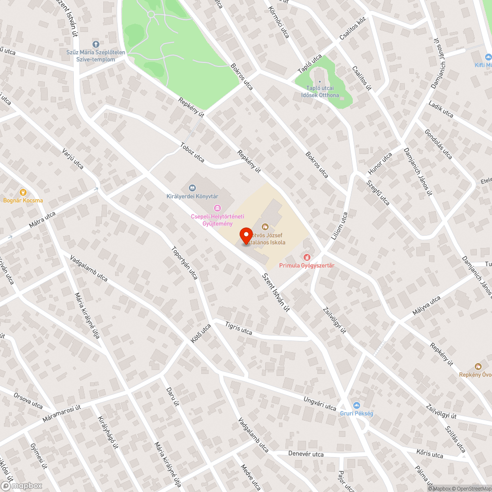 Tönkrement fedlap bejelentés helye