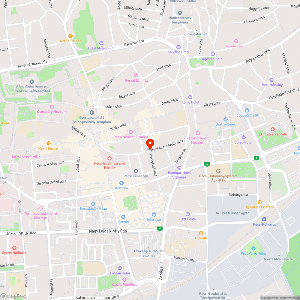 Megsüllyedt fedlap bejelentés helye