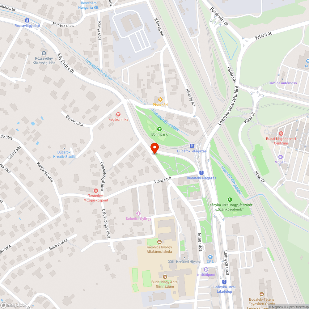 Hiányzó utcanévtábla és illegális reklám bejelentés helye