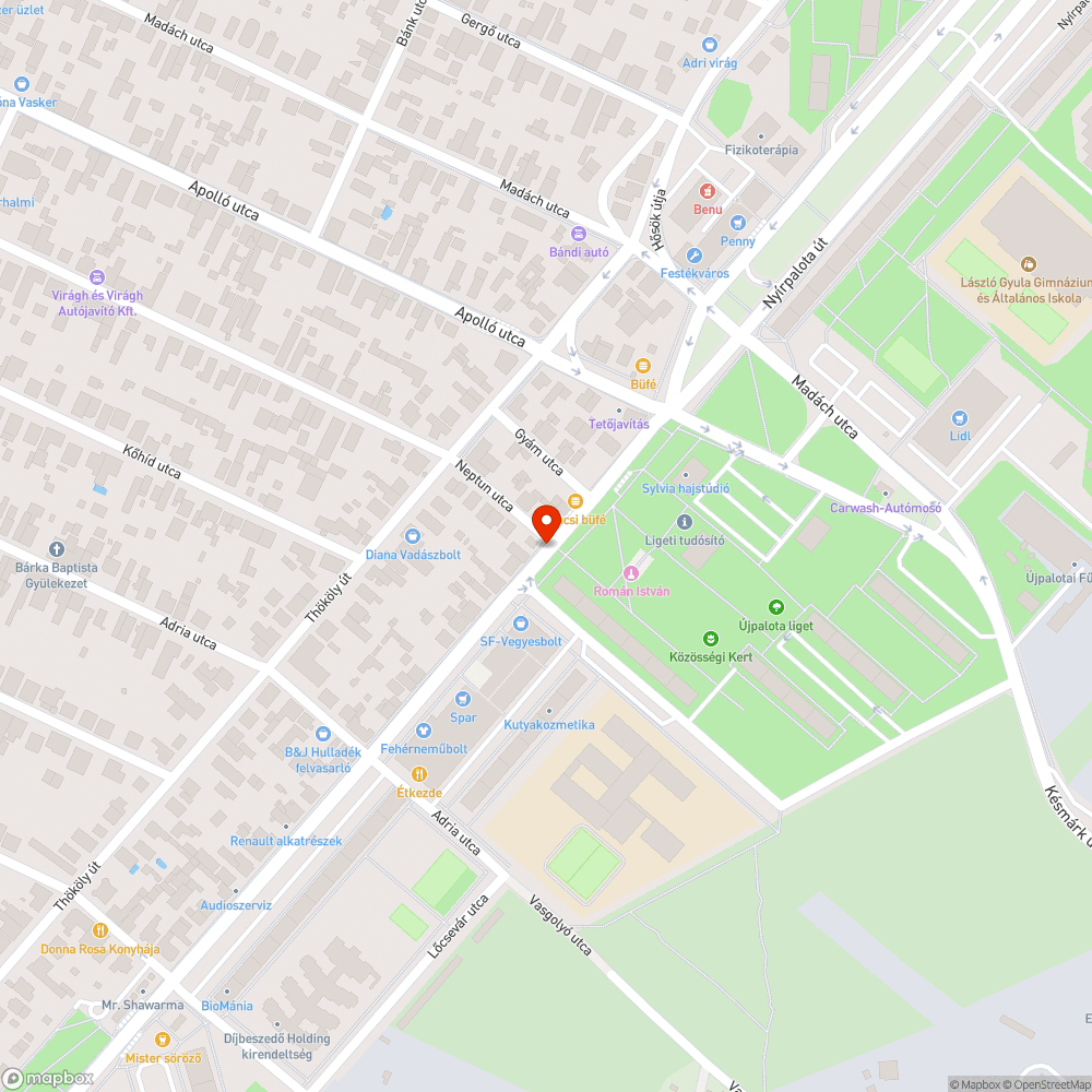 Járdán parkolás bejelentés helye