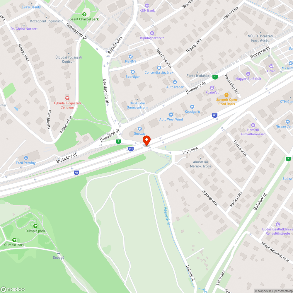 Megsüllyedt víznyelő bejelentés helye