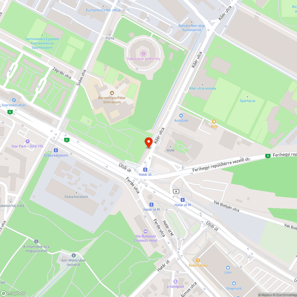 99-es buszsáv szélesítése bejelentés helye