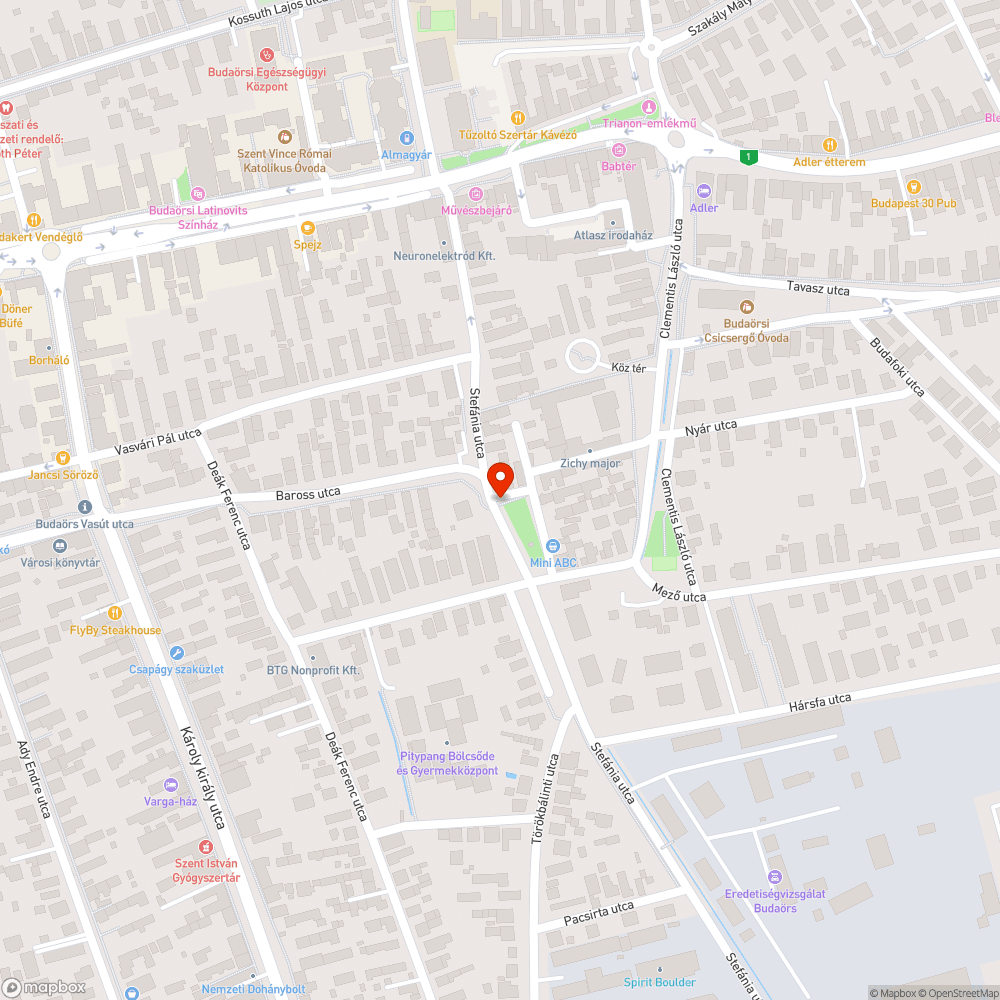 Billegő fedlap bejelentés helye