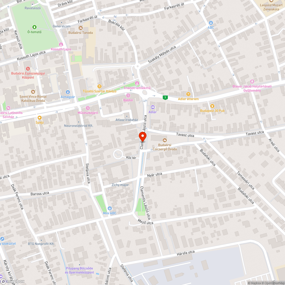 Szemét az oszlopon bejelentés helye