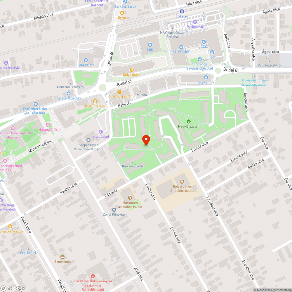 Csatornafedél mellett beszakadt beton bejelentés helye