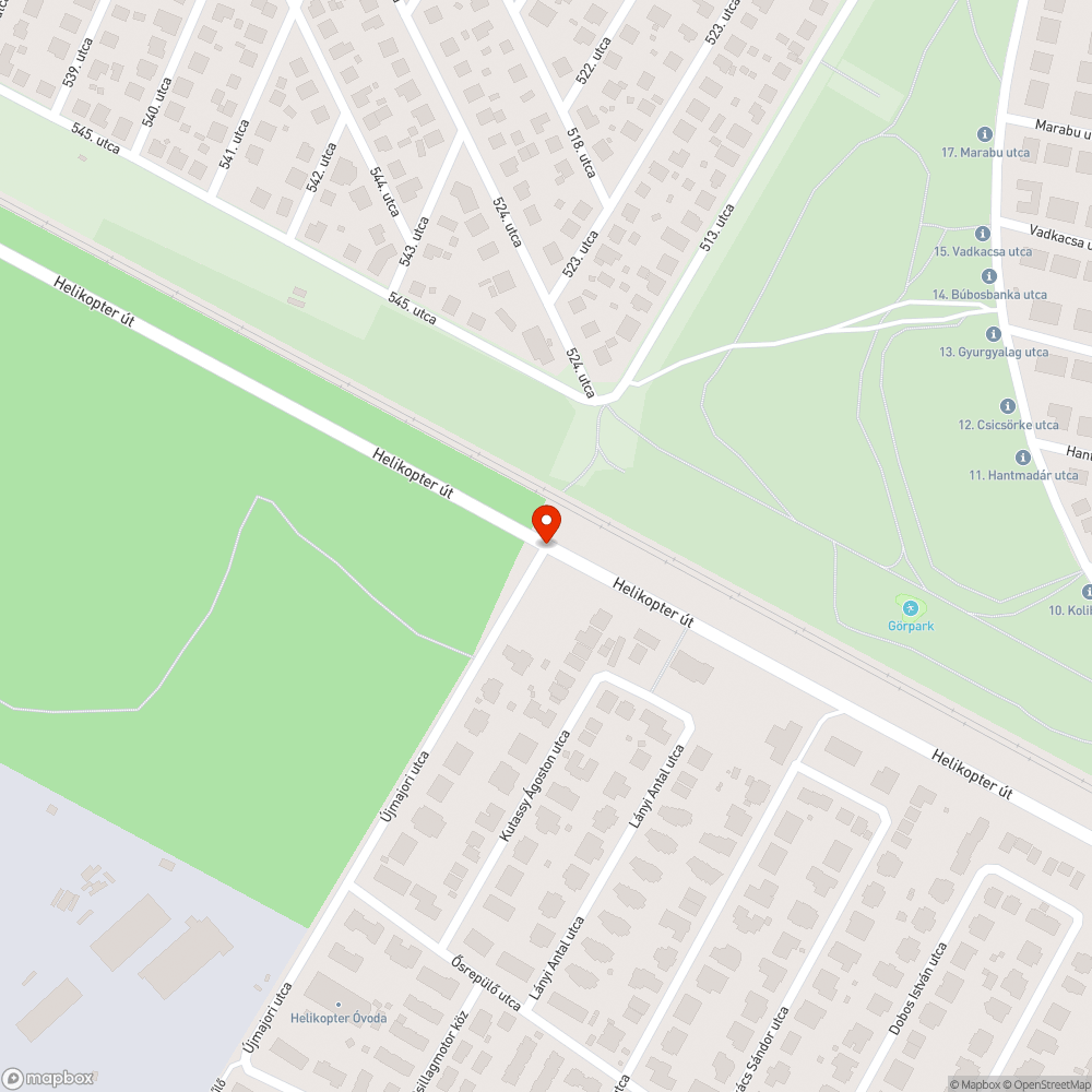 Elhajlott tábla bejelentés helye