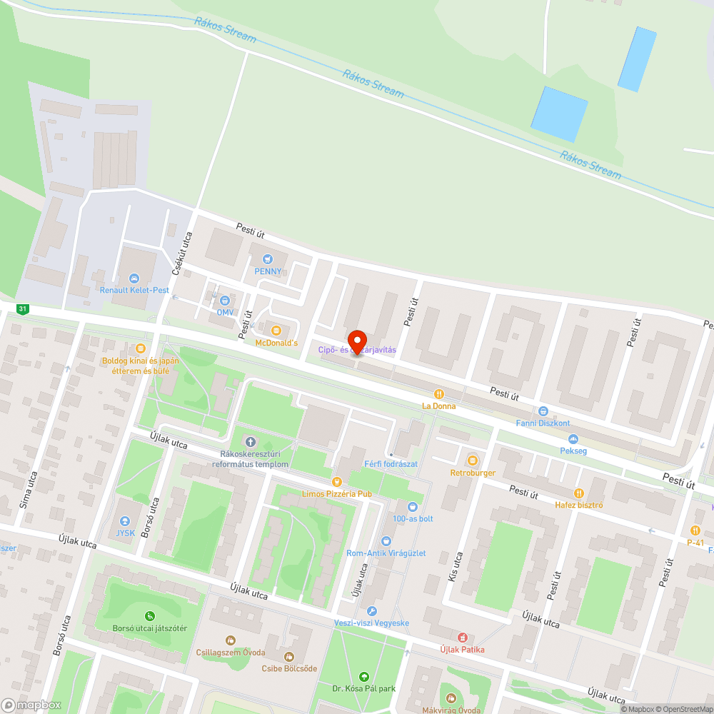 Átjáró gyakori leparkolása bejelentés helye