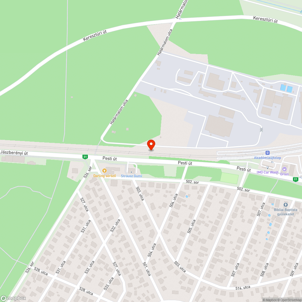 Hirdetőtáblák helyett több fát a forgalmas főút mellé! bejelentés helye