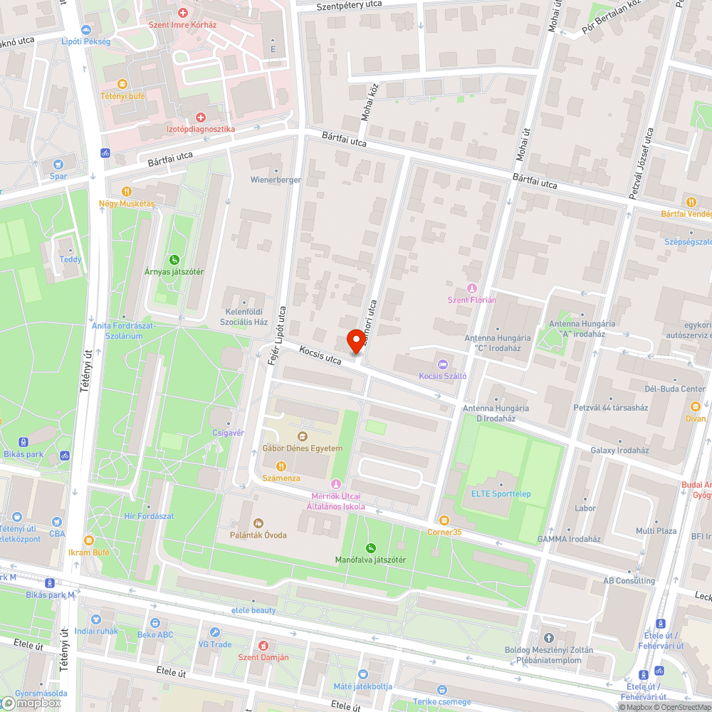 Utcára dobott matrac bejelentés helye