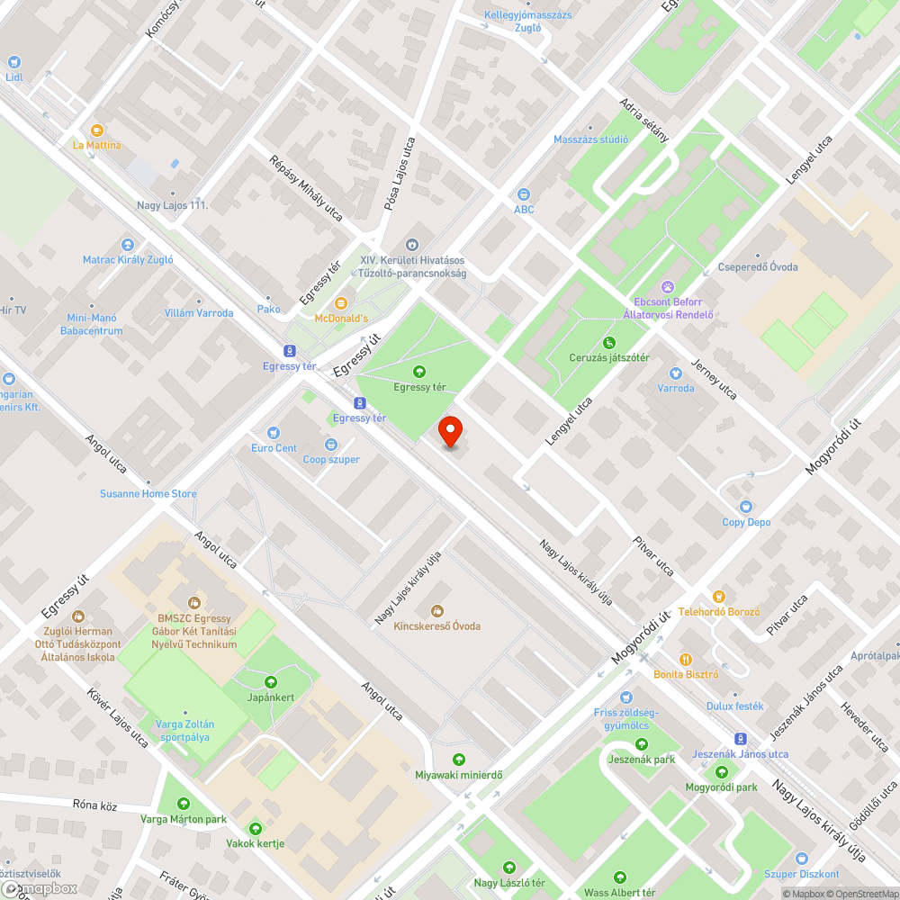 Szemét bejelentés helye